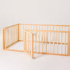 Montessori Floor Bed Frame for Toddlers with Fence (200х120 cm)