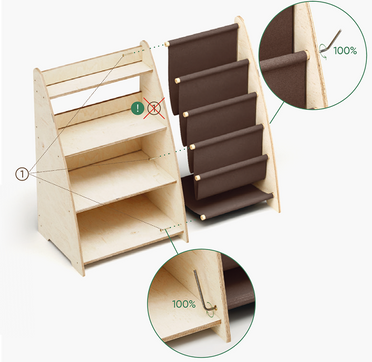 2in1 Montessori-Regal - Mitte